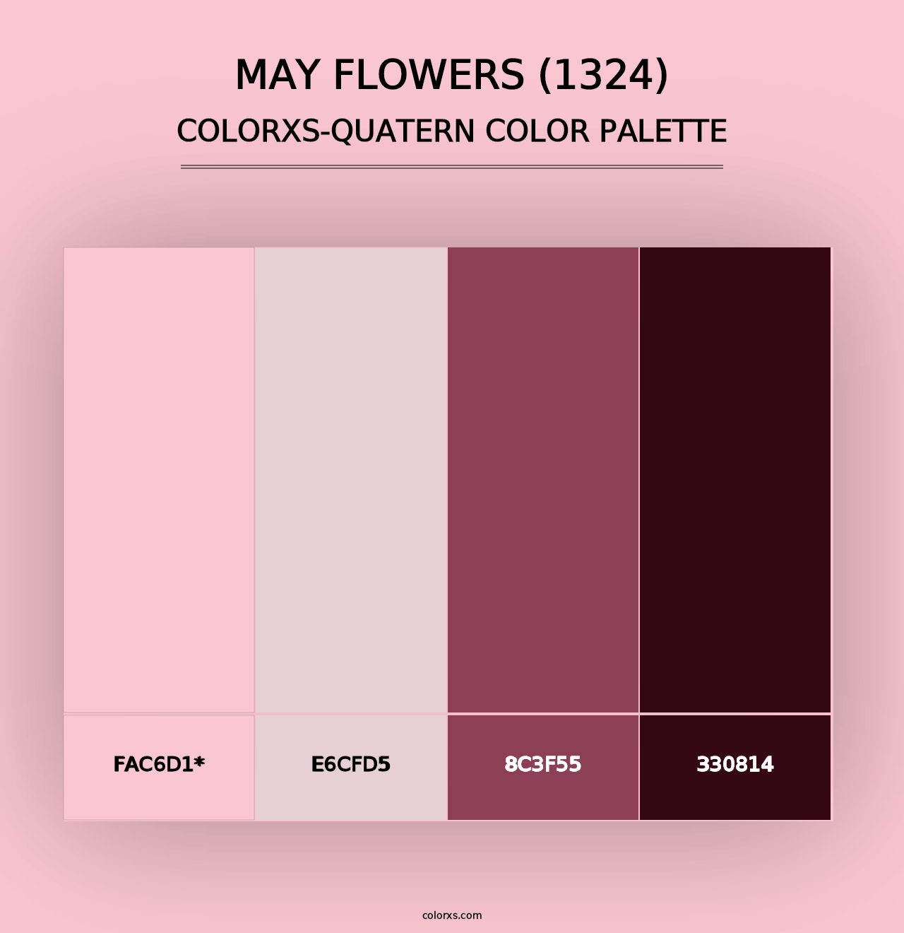 May Flowers (1324) - Colorxs Quad Palette