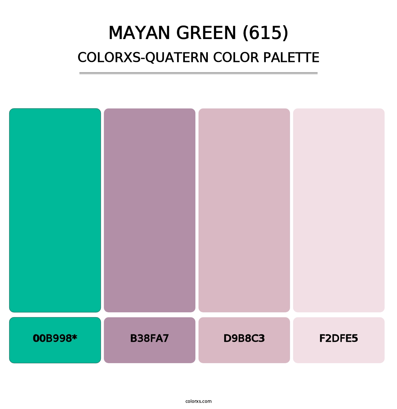 Mayan Green (615) - Colorxs Quad Palette