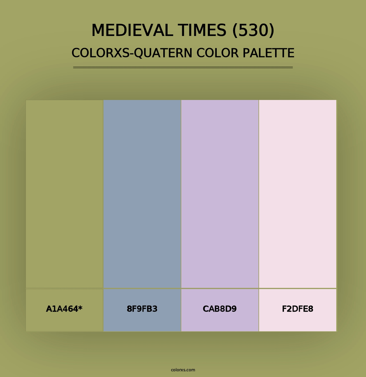 Medieval Times (530) - Colorxs Quad Palette