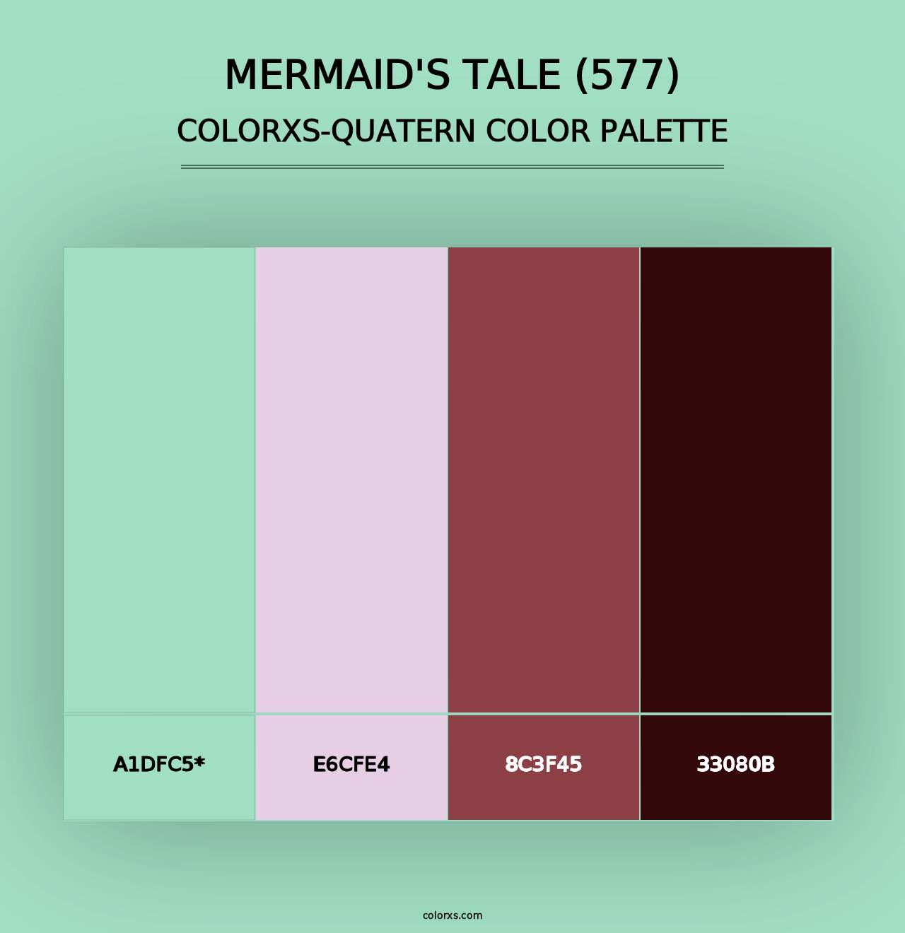 Mermaid's Tale (577) - Colorxs Quad Palette