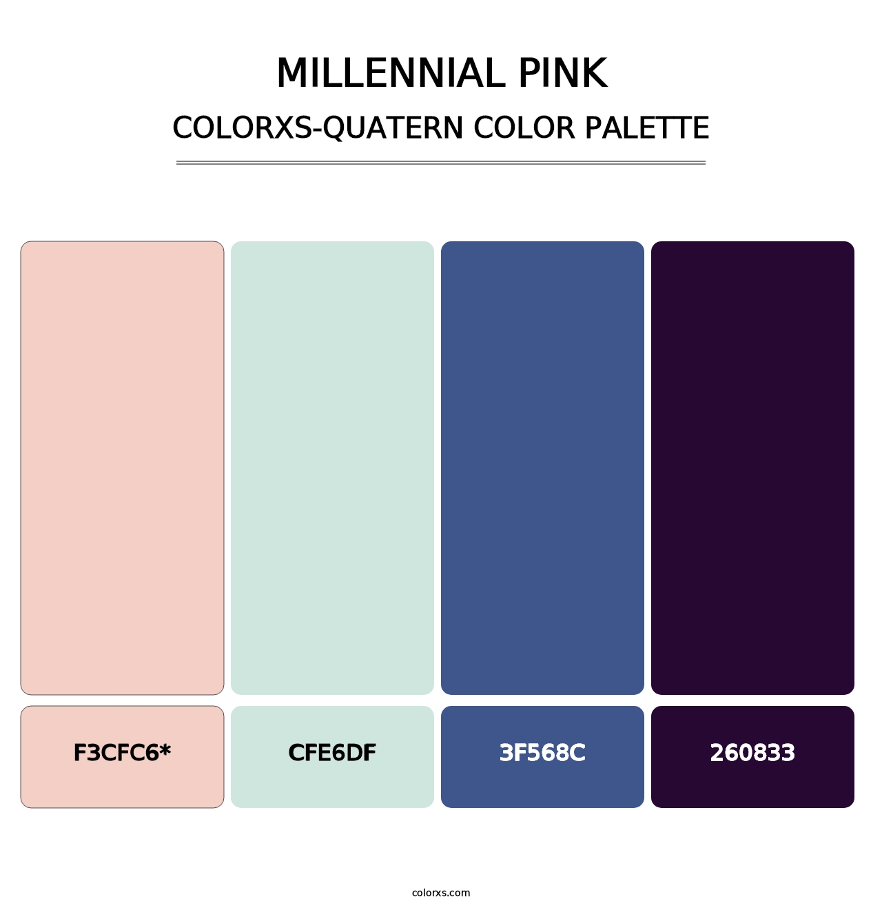 Millennial Pink - Colorxs Quad Palette