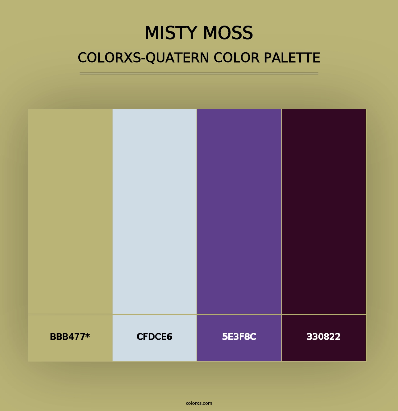 Misty Moss - Colorxs Quad Palette