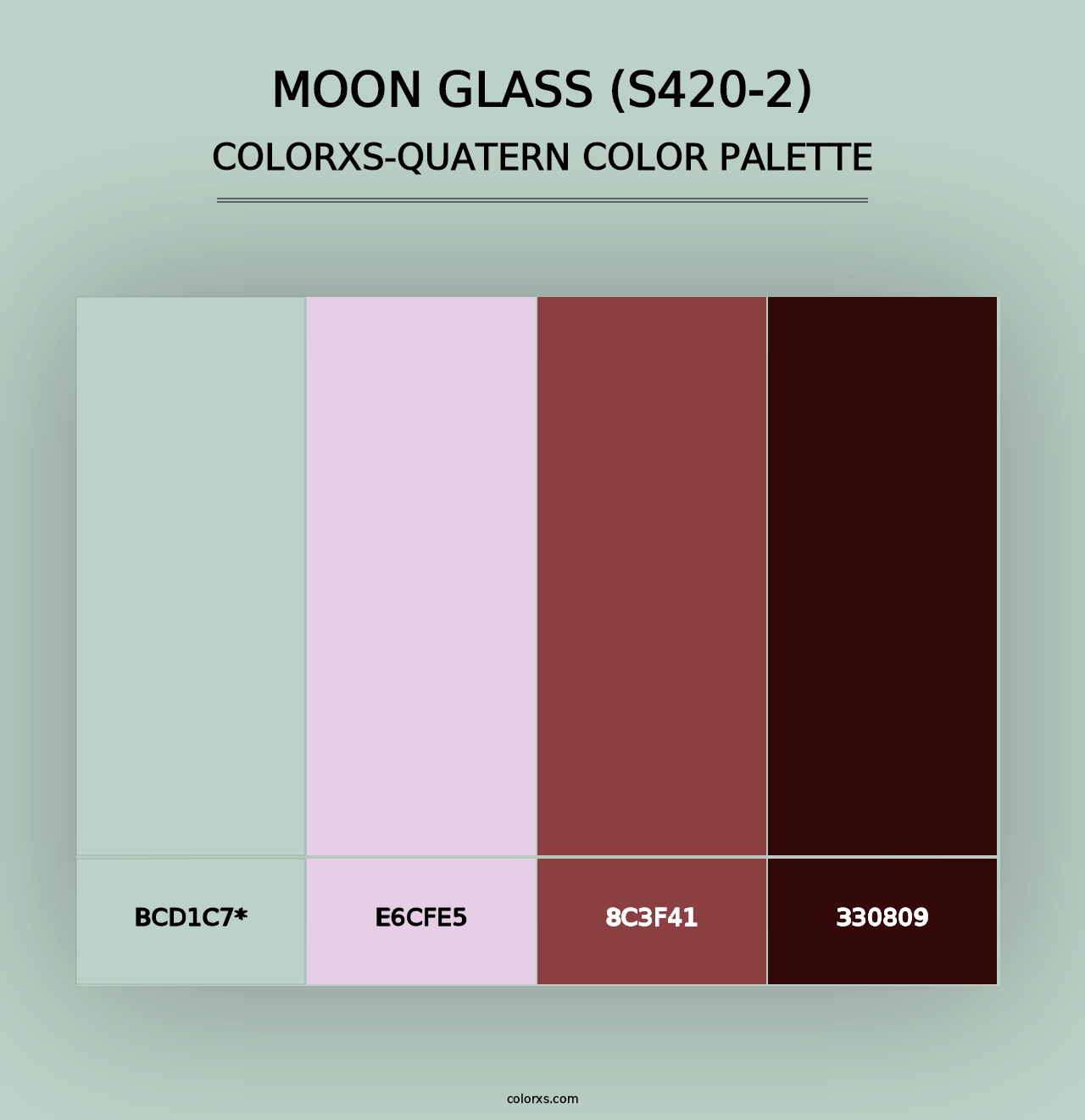 Moon Glass (S420-2) - Colorxs Quad Palette