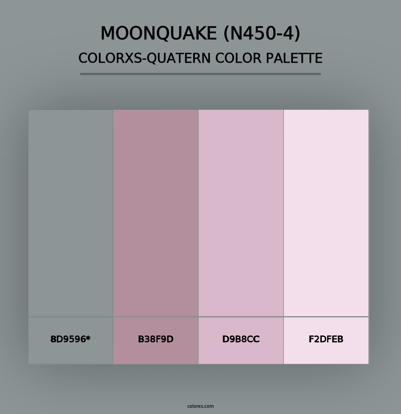 Moonquake (N450-4) - Colorxs Quad Palette