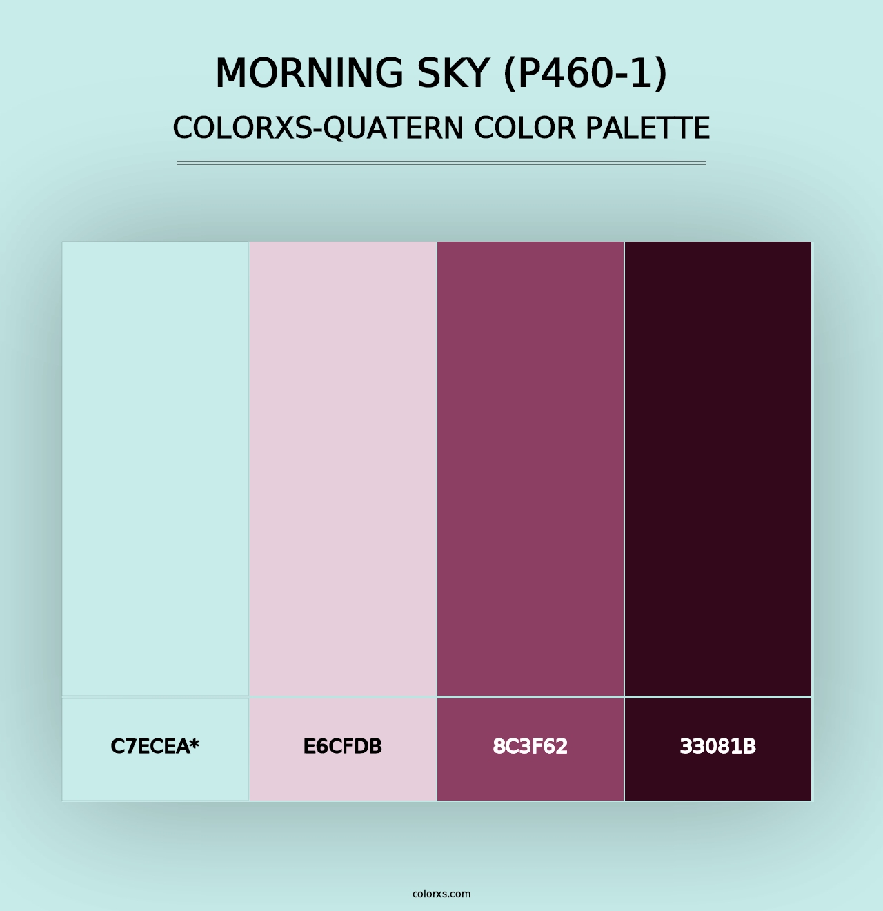 Morning Sky (P460-1) - Colorxs Quad Palette