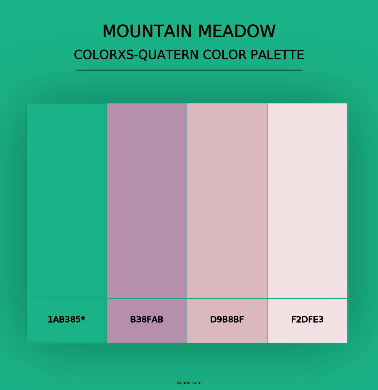 Mountain Meadow - Colorxs Quad Palette