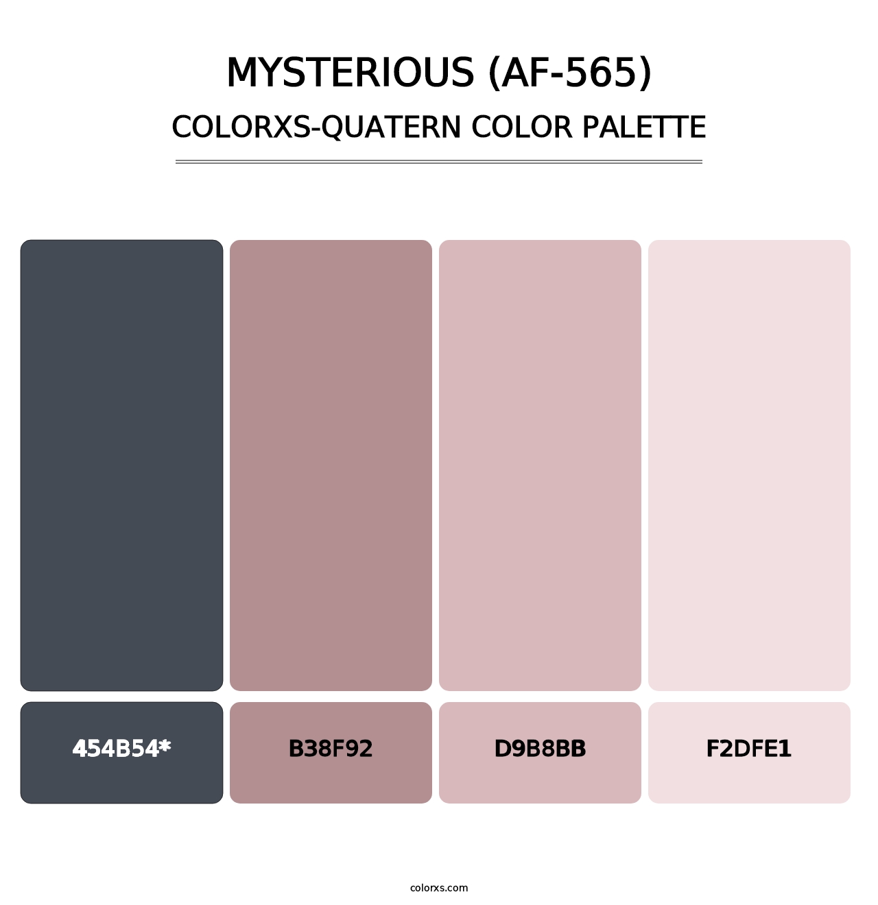 Mysterious (AF-565) - Colorxs Quad Palette