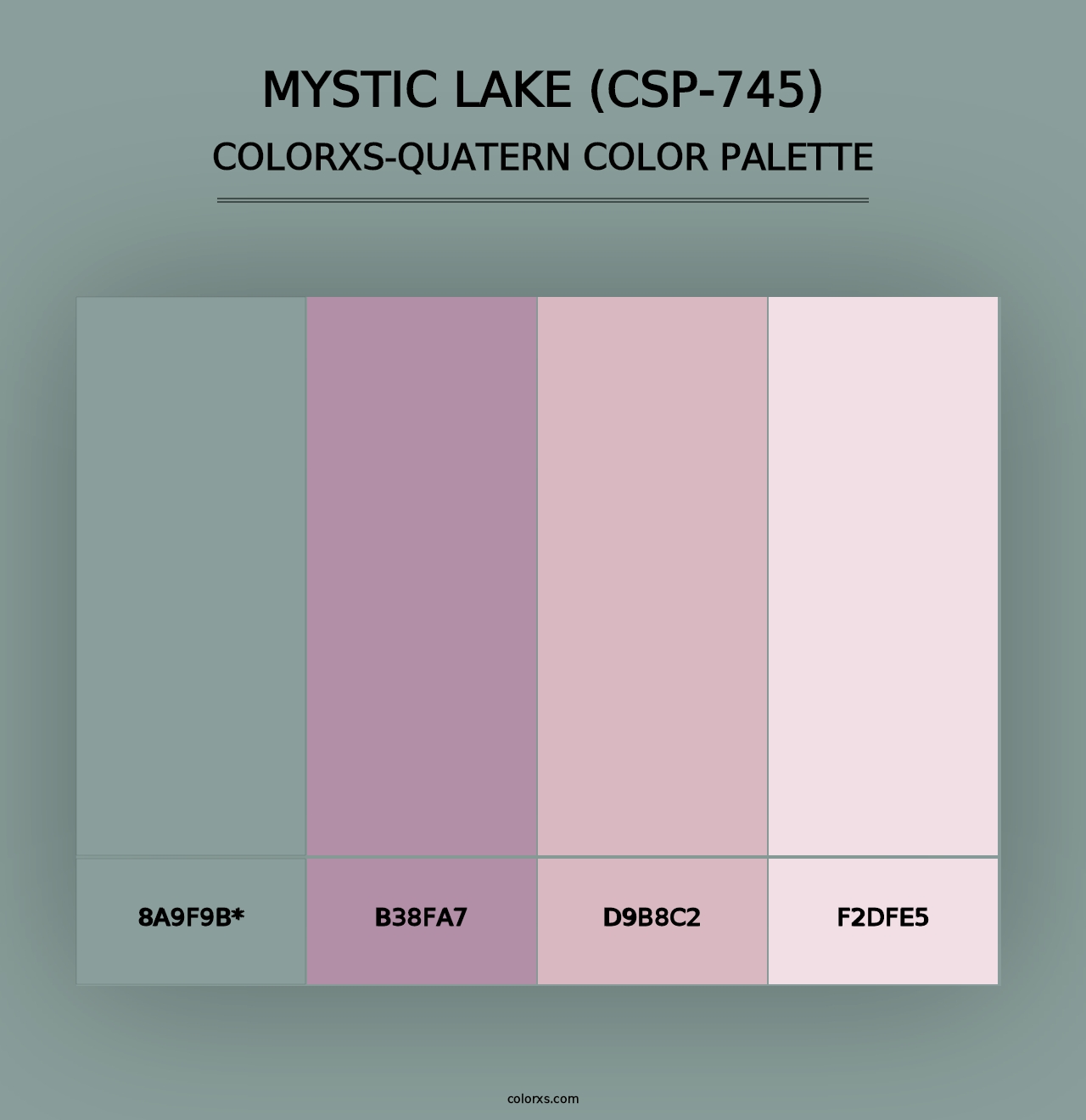 Mystic Lake (CSP-745) - Colorxs Quad Palette