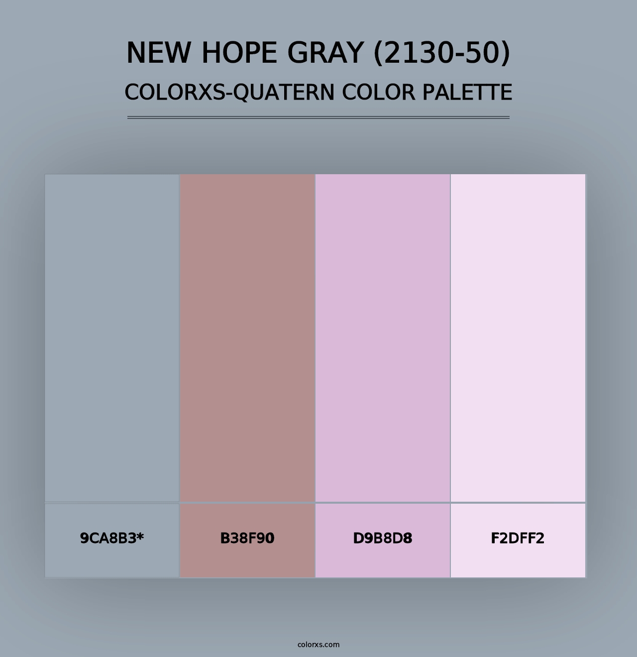 New Hope Gray (2130-50) - Colorxs Quad Palette