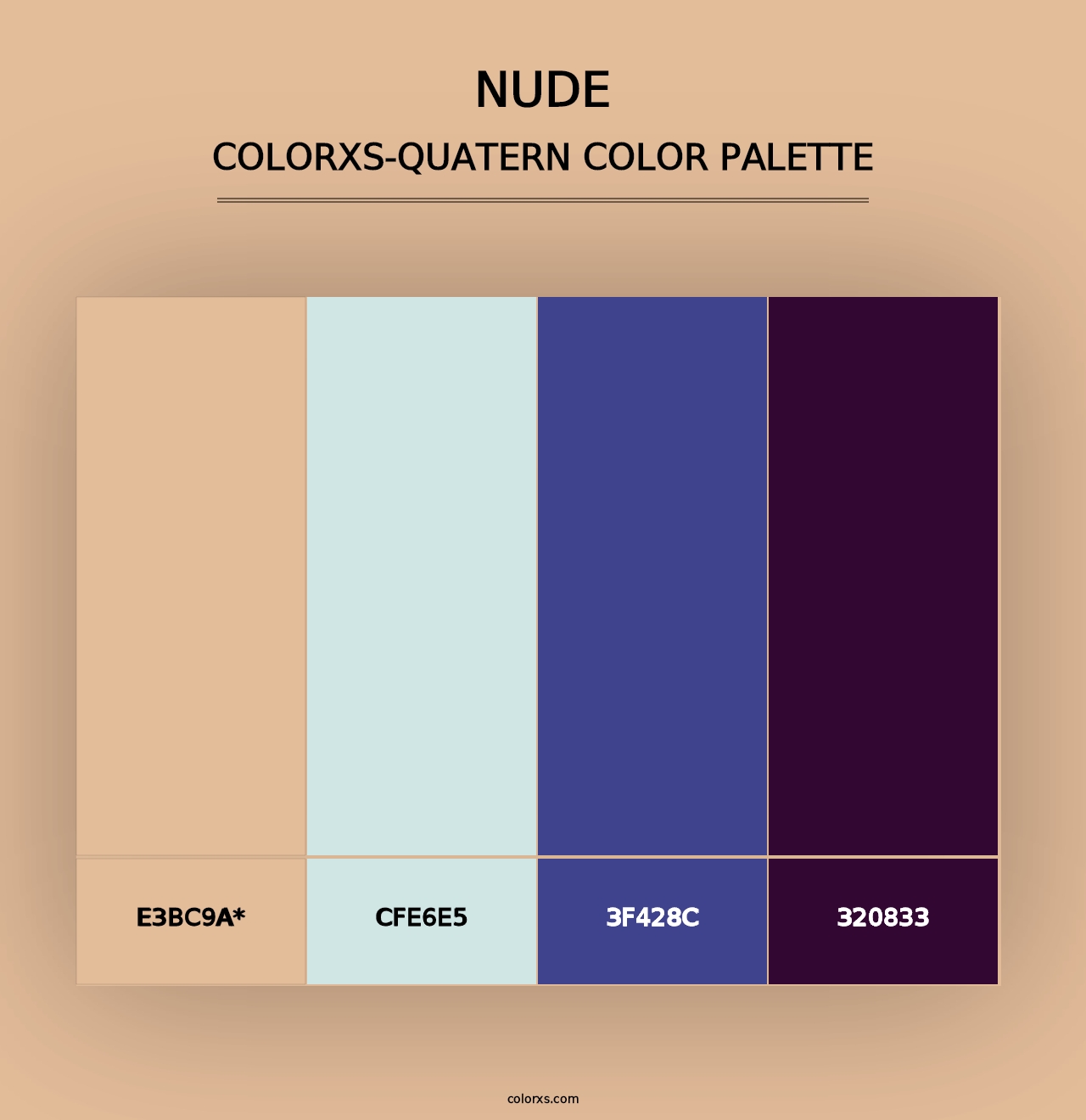 Nude - Colorxs Quad Palette