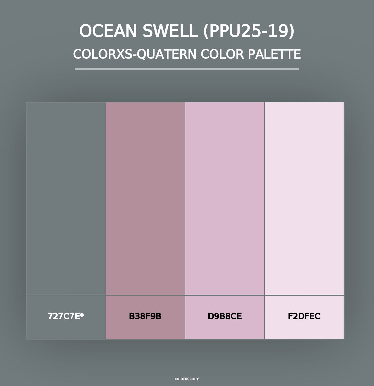 Ocean Swell (PPU25-19) - Colorxs Quad Palette