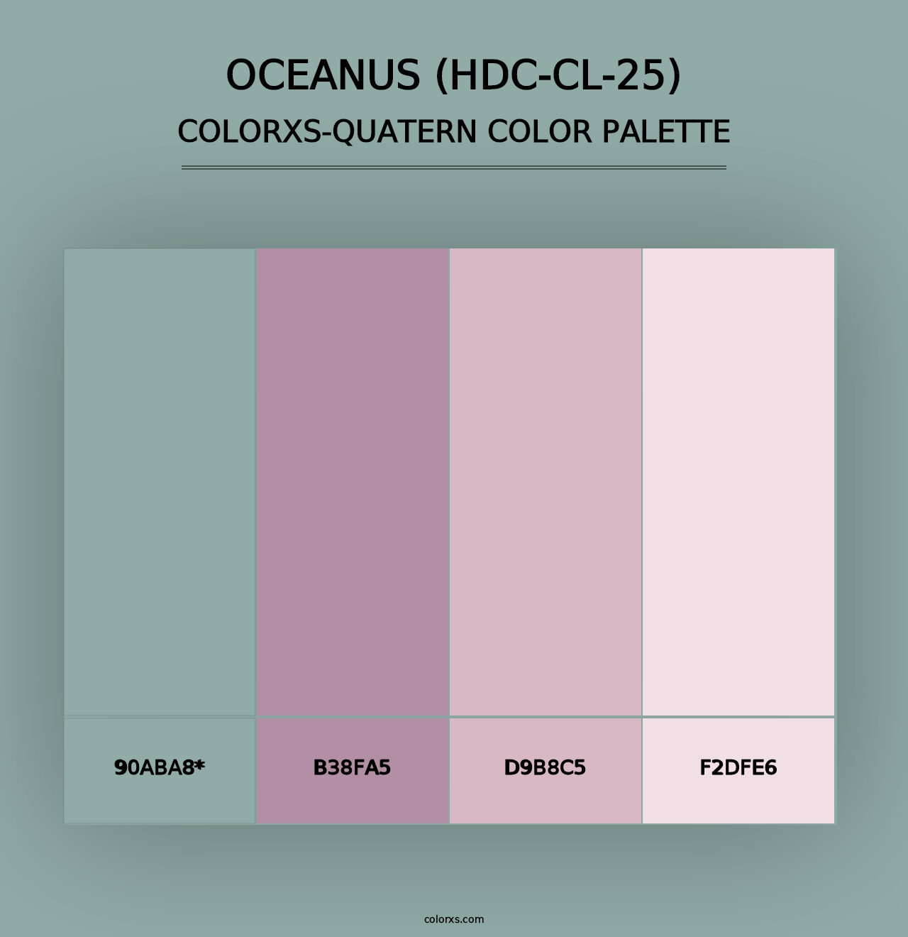 Oceanus (HDC-CL-25) - Colorxs Quad Palette