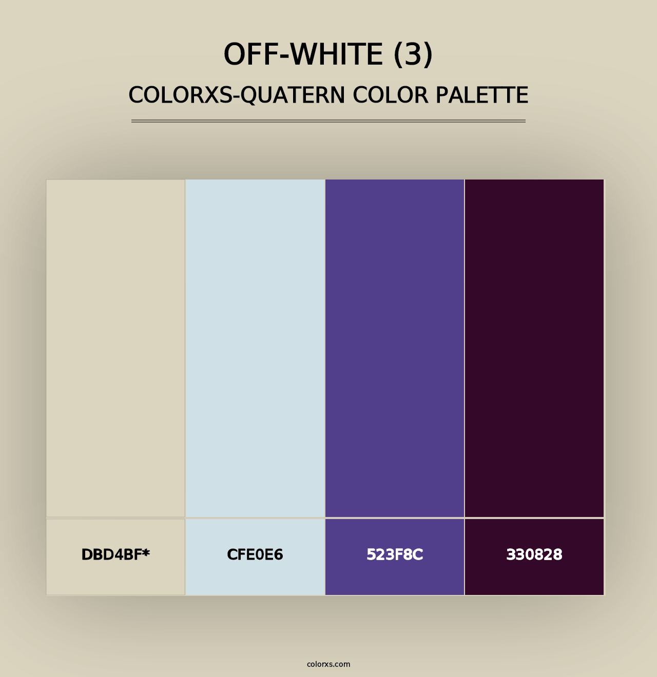 Off-White (3) - Colorxs Quad Palette