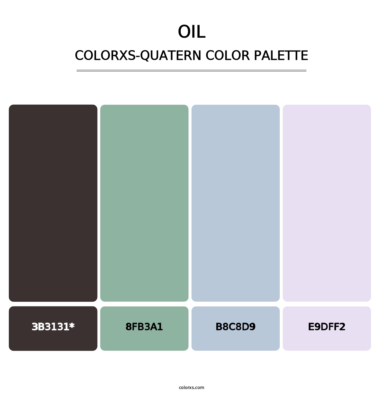 Oil - Colorxs Quad Palette