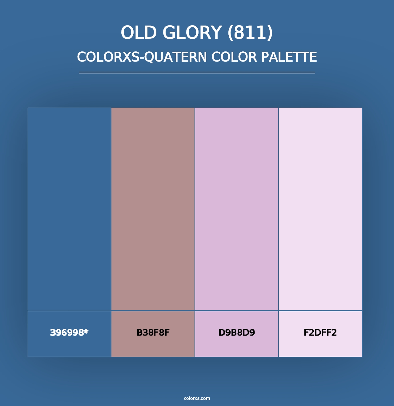 Old Glory (811) - Colorxs Quad Palette