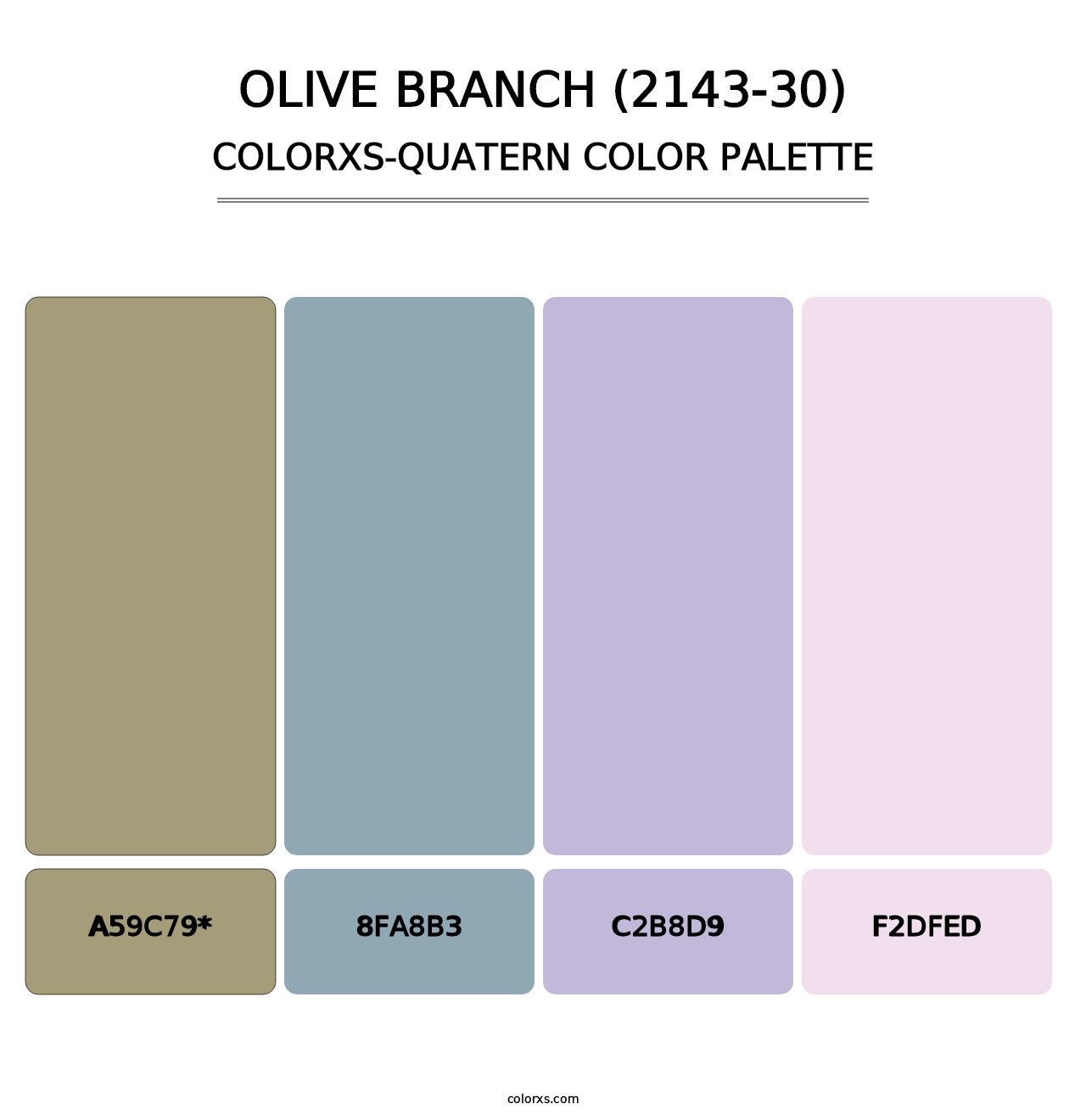 Olive Branch (2143-30) - Colorxs Quad Palette