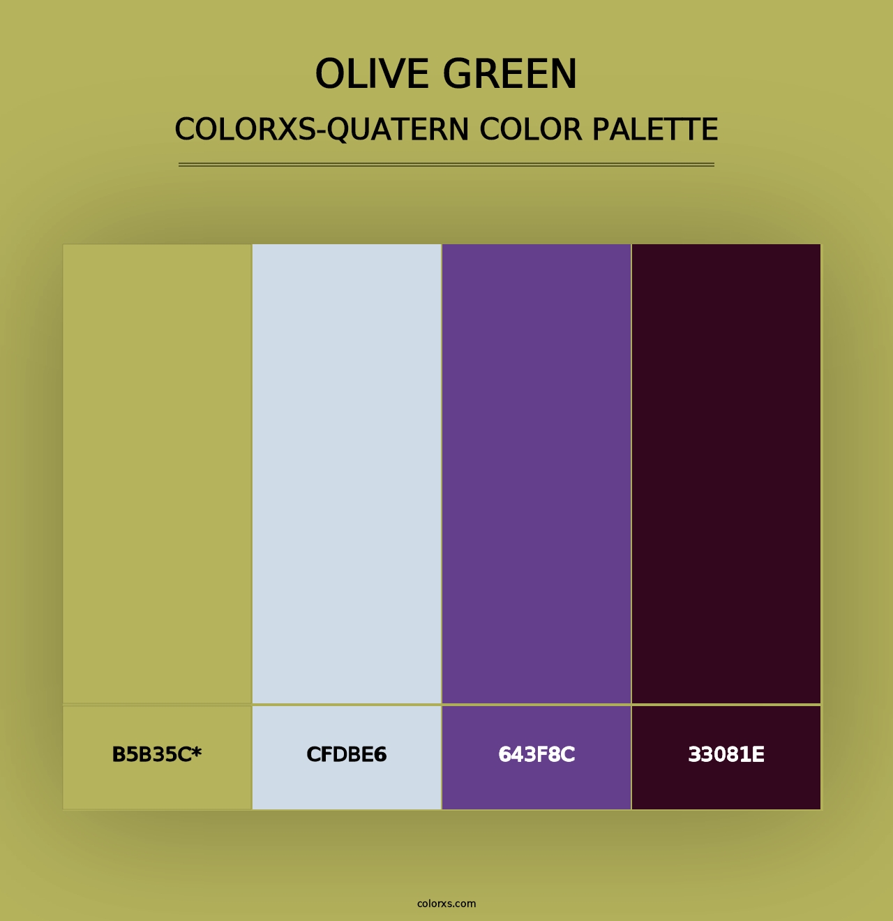 Olive Green - Colorxs Quad Palette