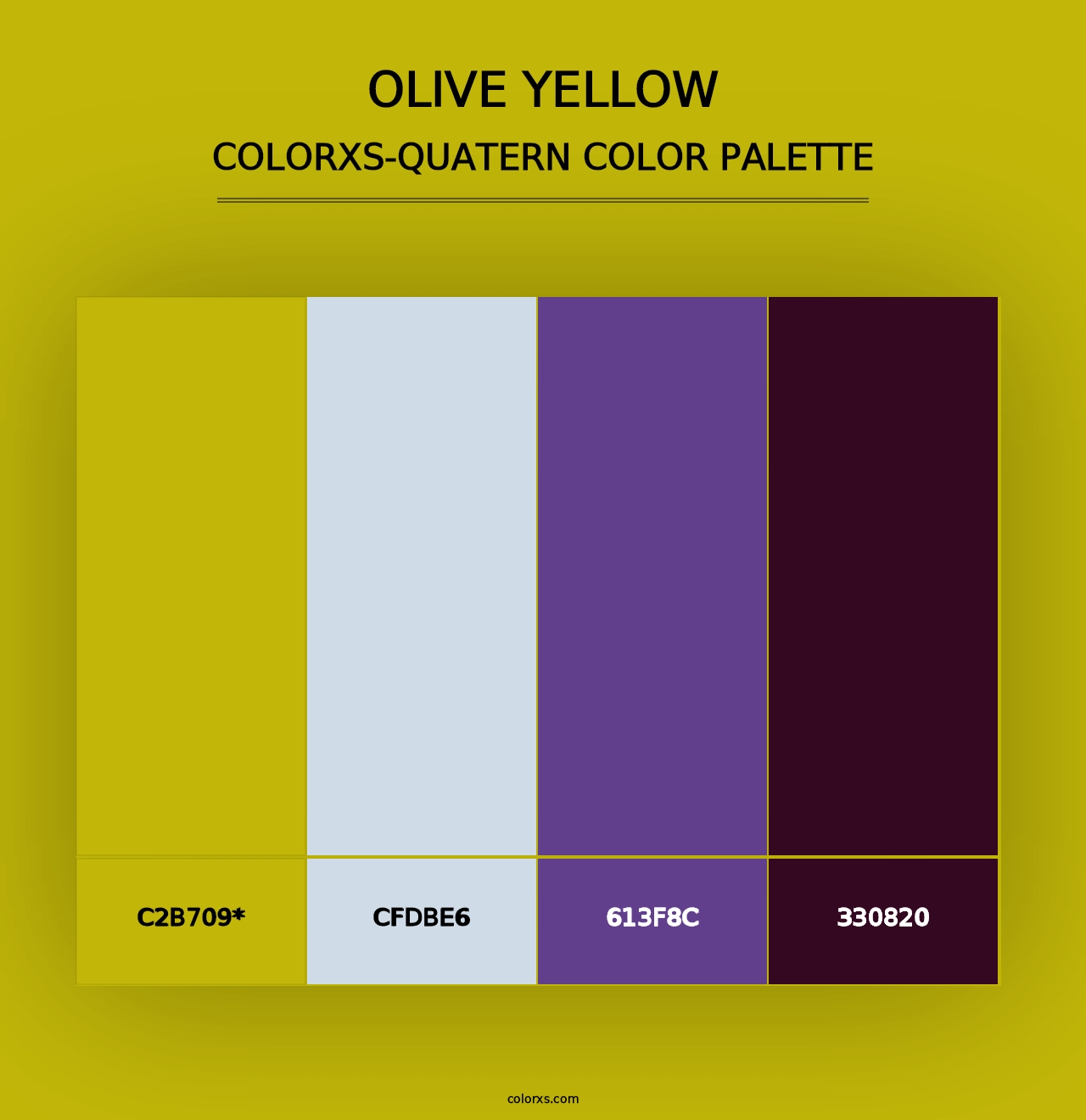 Olive Yellow - Colorxs Quad Palette