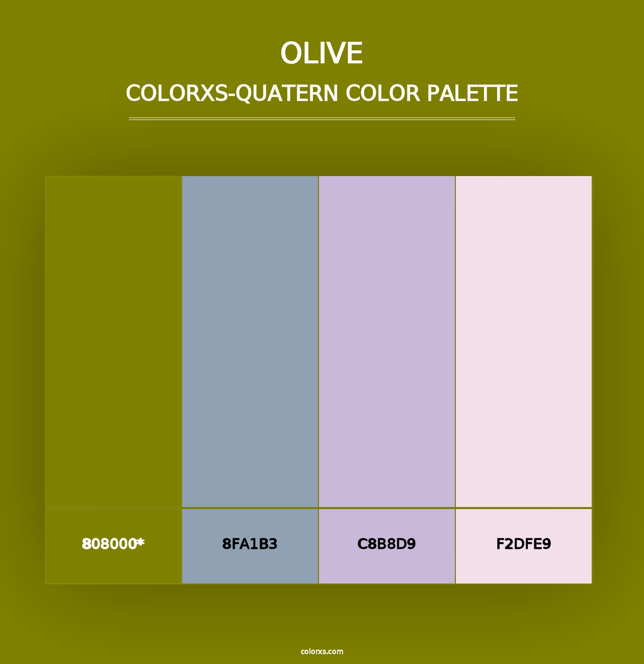 Olive - Colorxs Quad Palette