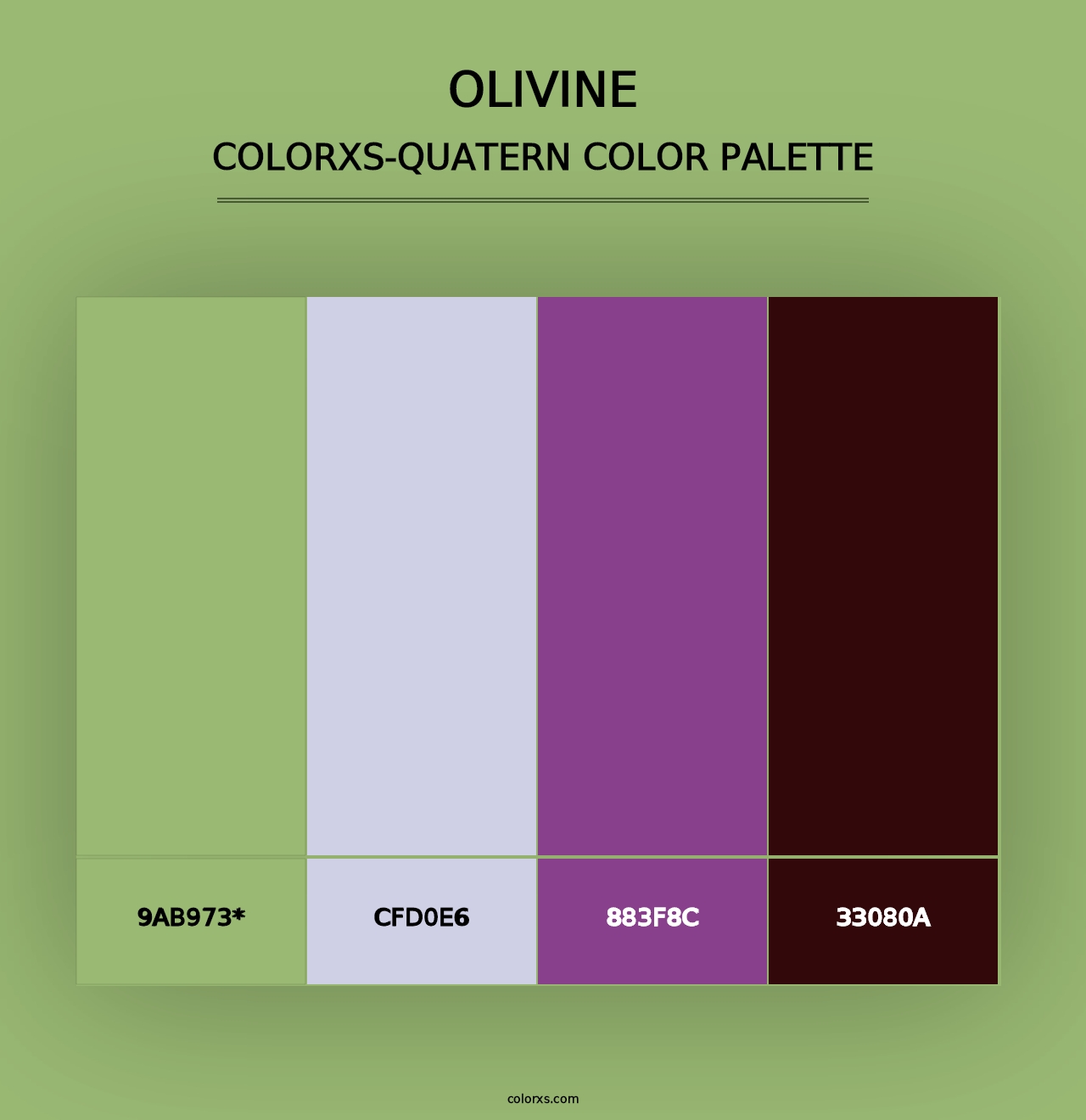 Olivine - Colorxs Quad Palette