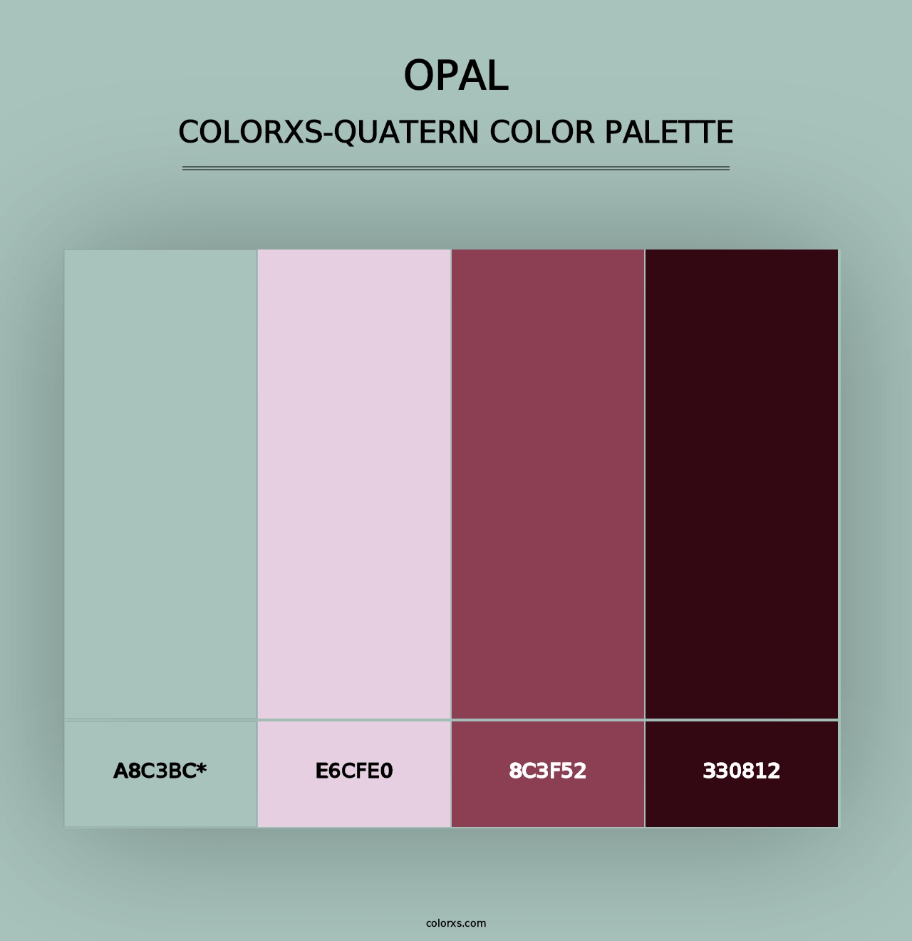 Opal - Colorxs Quad Palette