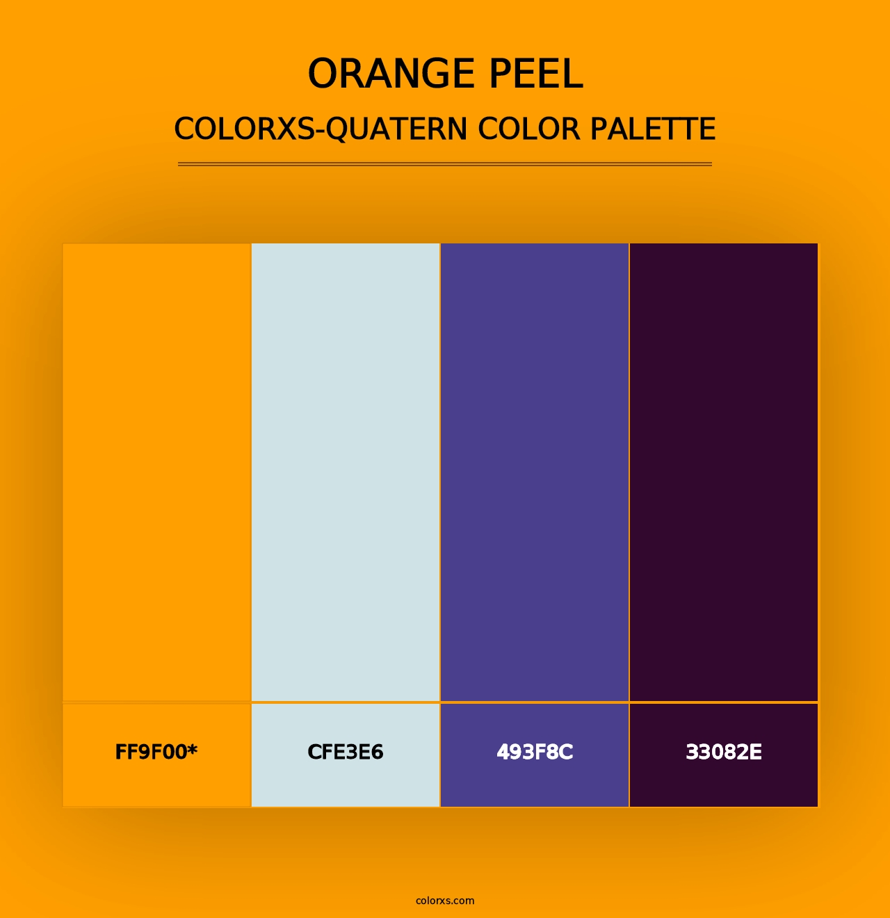 Orange Peel - Colorxs Quad Palette