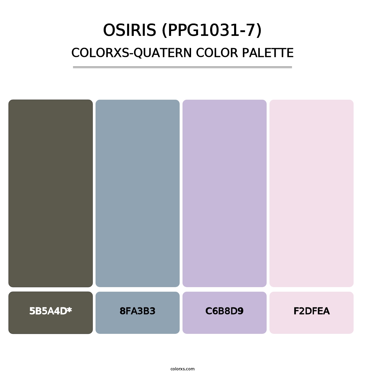 Osiris (PPG1031-7) - Colorxs Quad Palette