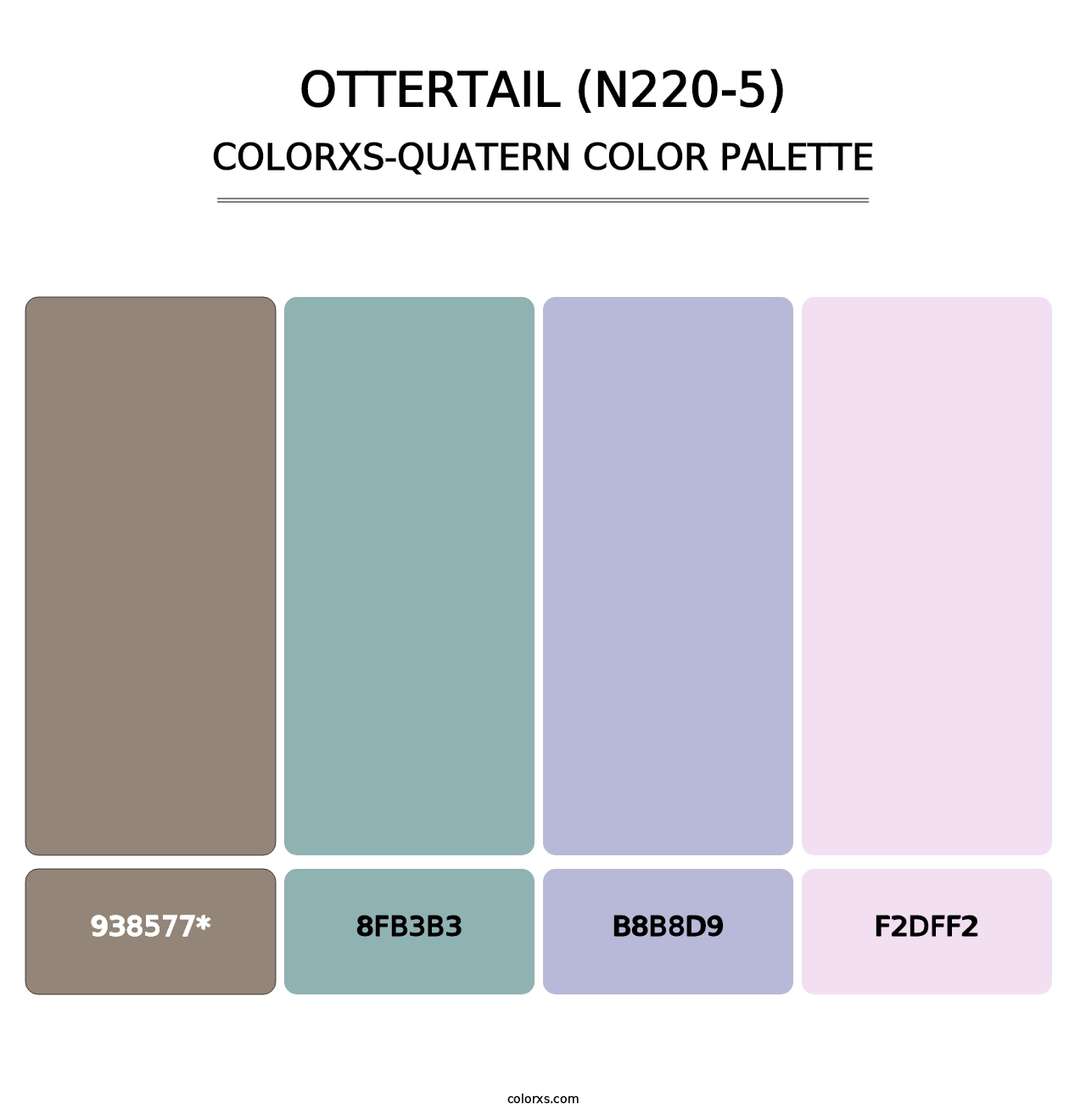 Ottertail (N220-5) - Colorxs Quad Palette