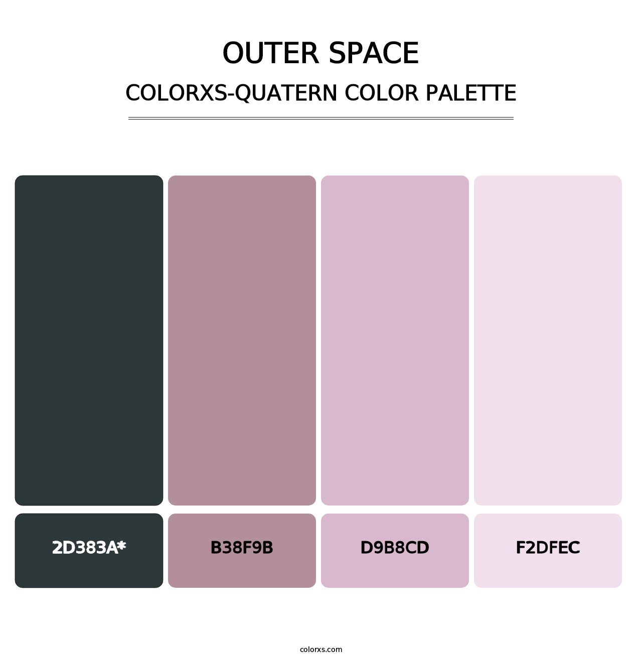 Outer Space - Colorxs Quad Palette