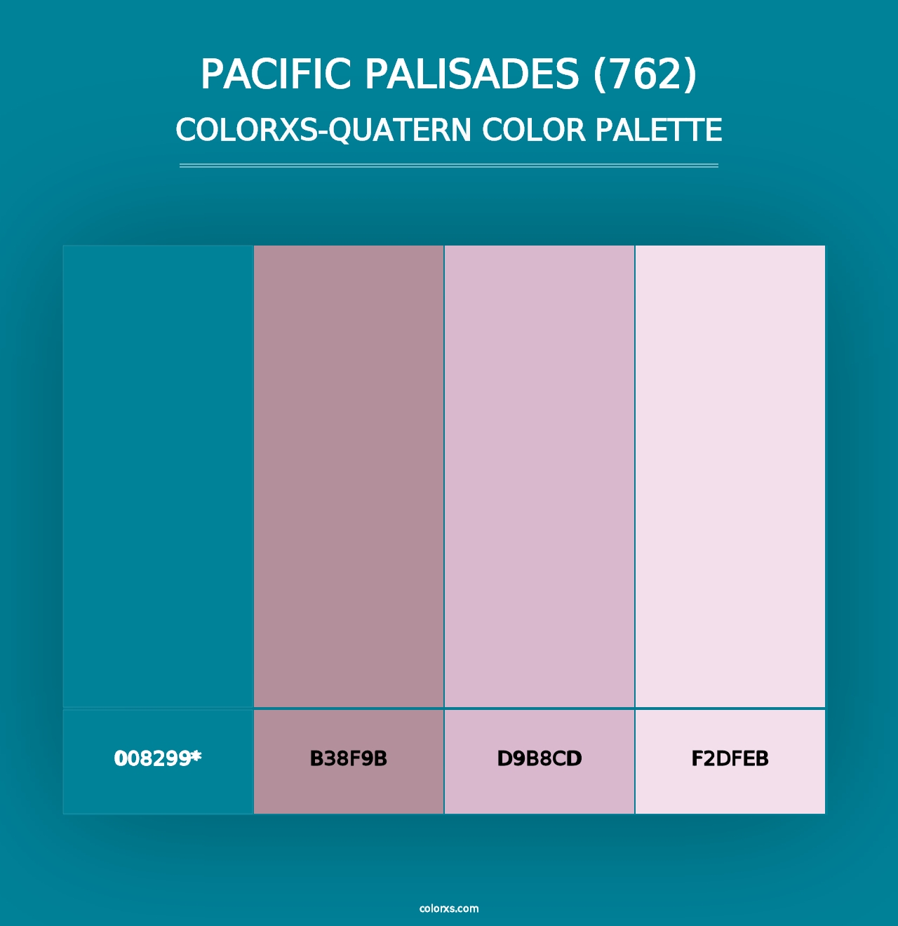 Pacific Palisades (762) - Colorxs Quad Palette