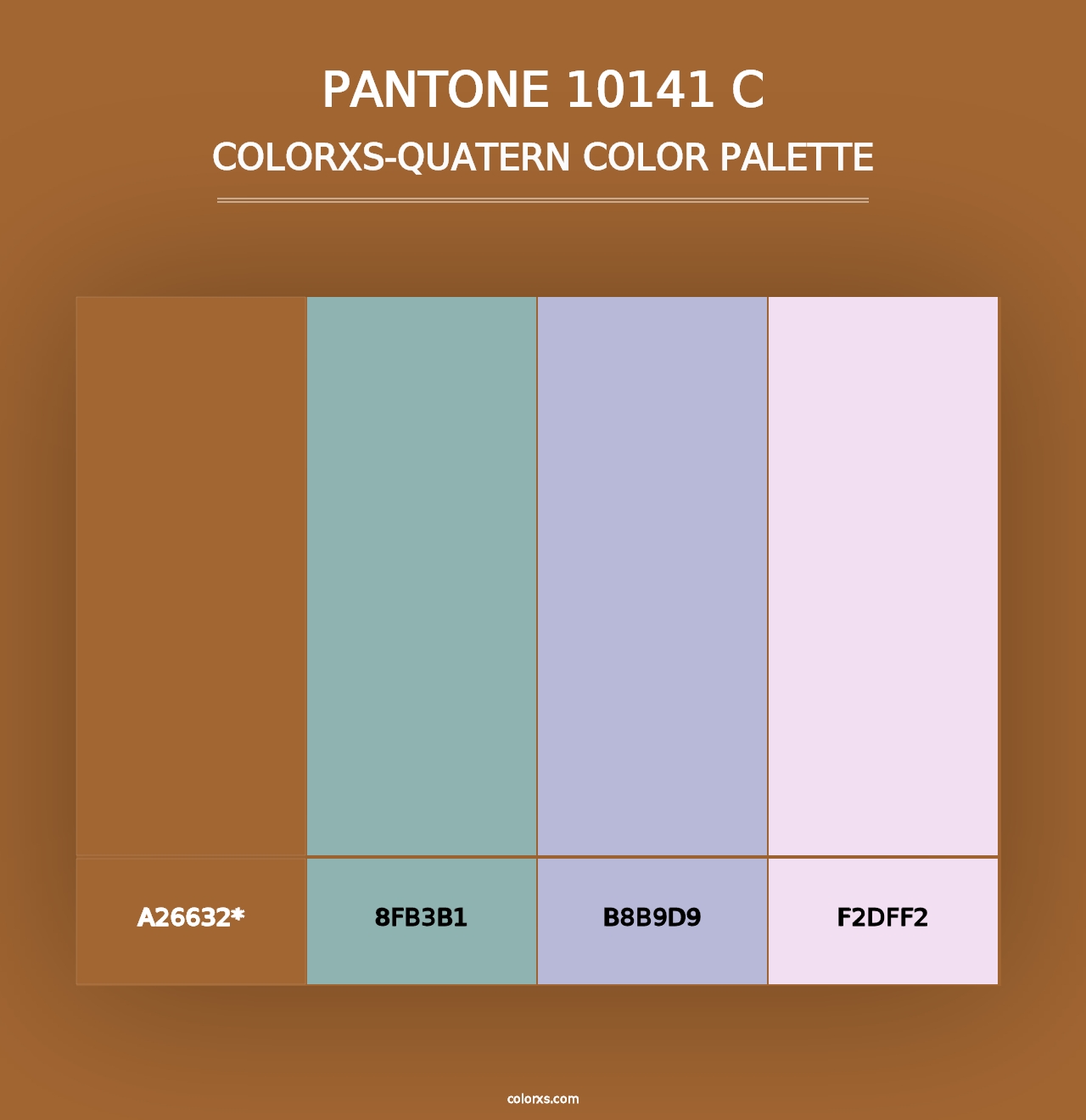 PANTONE 10141 C - Colorxs Quad Palette