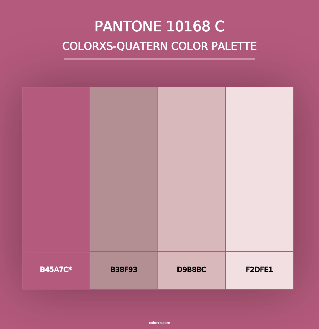 PANTONE 10168 C - Colorxs Quad Palette