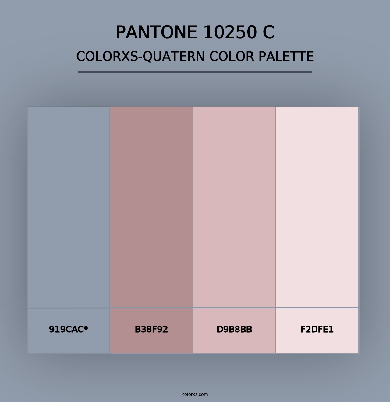 PANTONE 10250 C - Colorxs Quad Palette