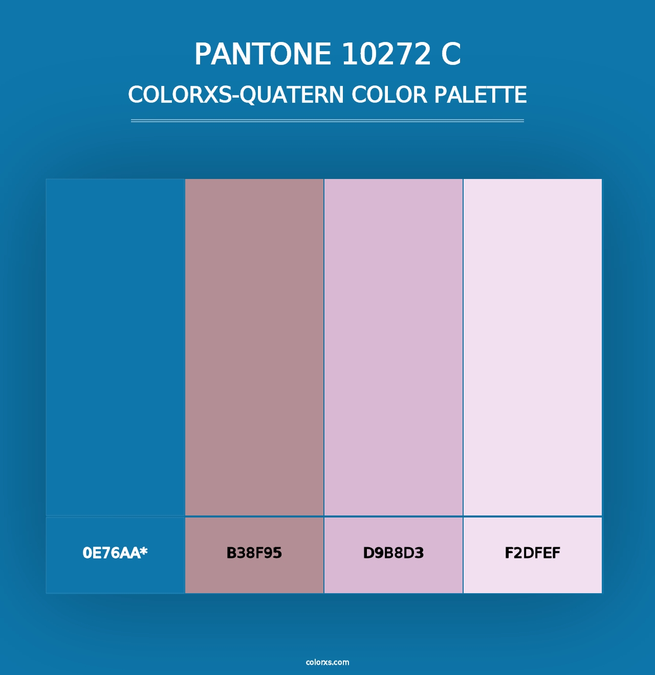 PANTONE 10272 C - Colorxs Quad Palette