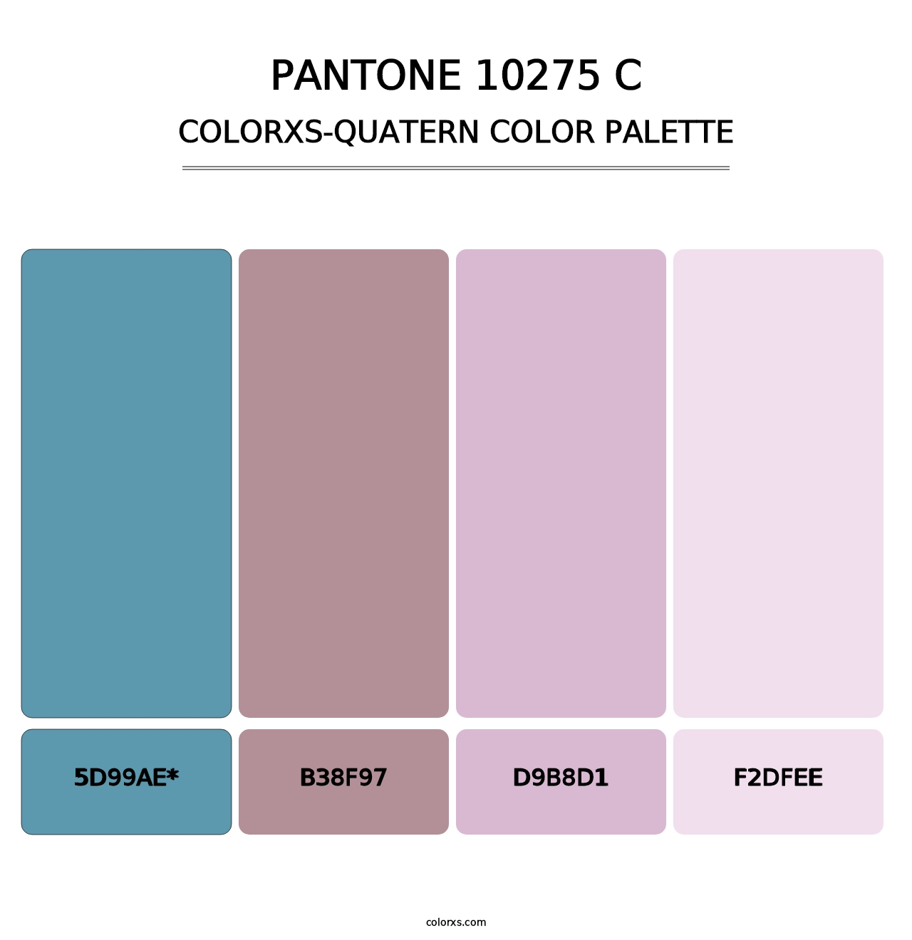 PANTONE 10275 C - Colorxs Quad Palette