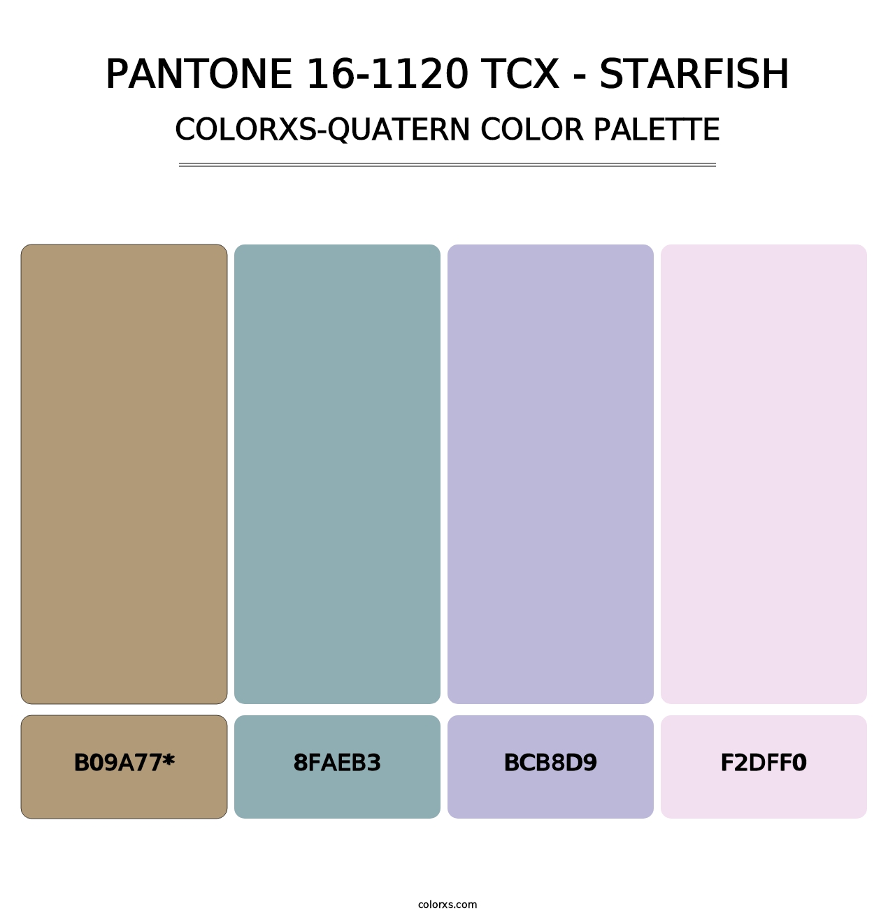 PANTONE 16-1120 TCX - Starfish - Colorxs Quad Palette