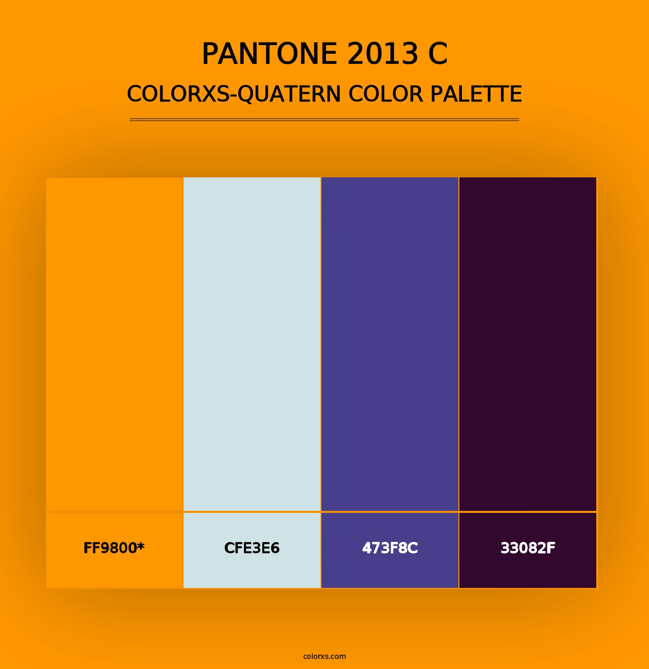 PANTONE 2013 C - Colorxs Quad Palette