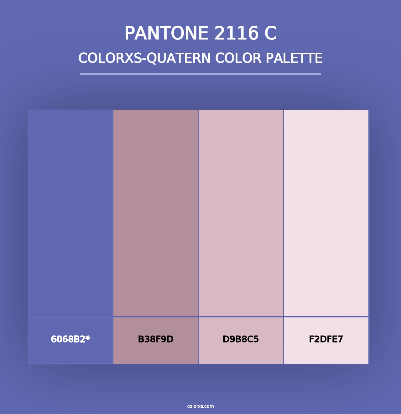 PANTONE 2116 C - Colorxs Quad Palette