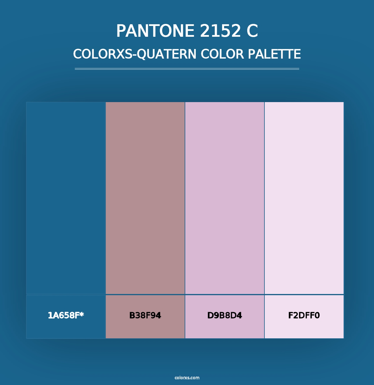 PANTONE 2152 C - Colorxs Quad Palette