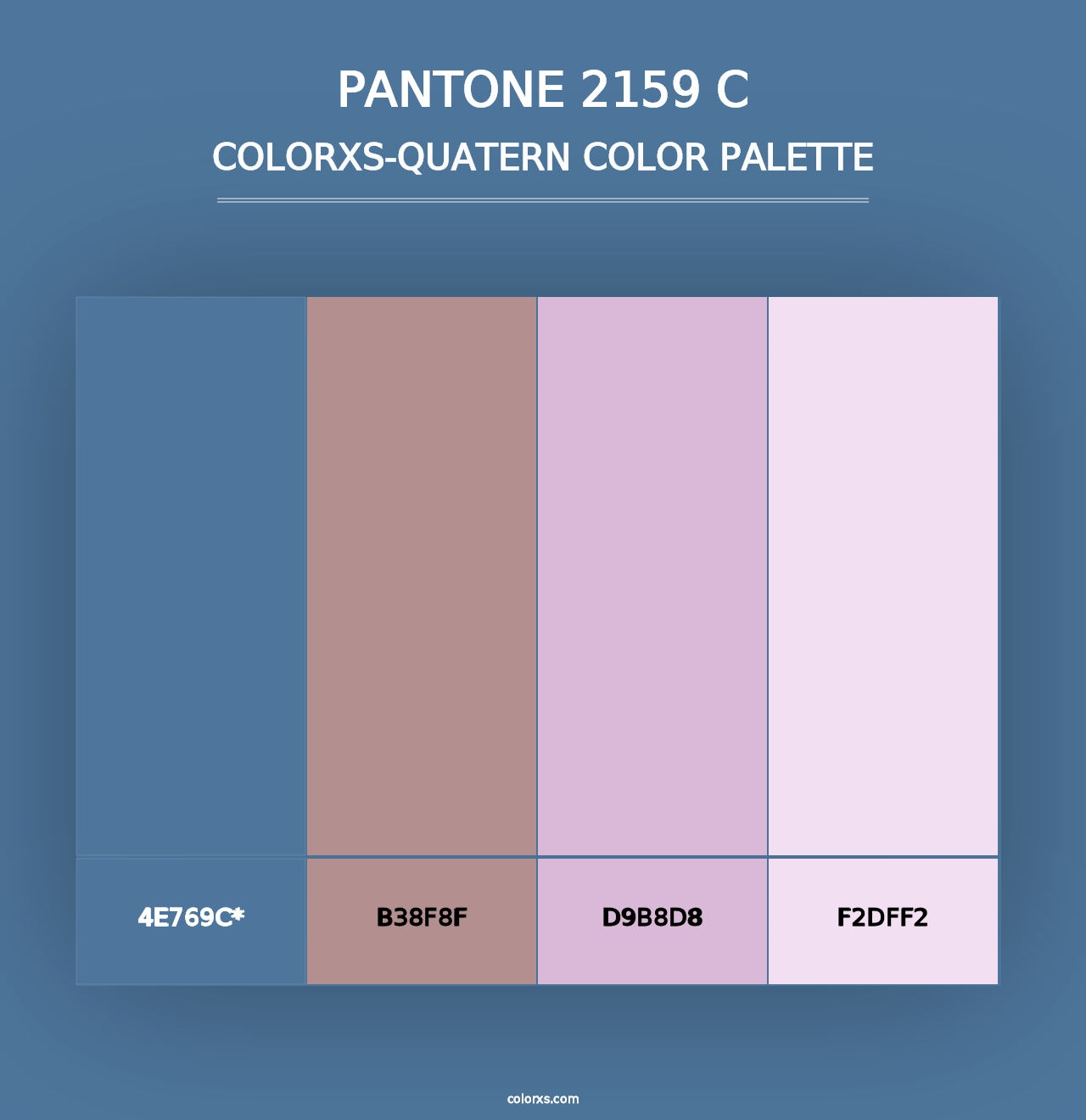 PANTONE 2159 C - Colorxs Quad Palette