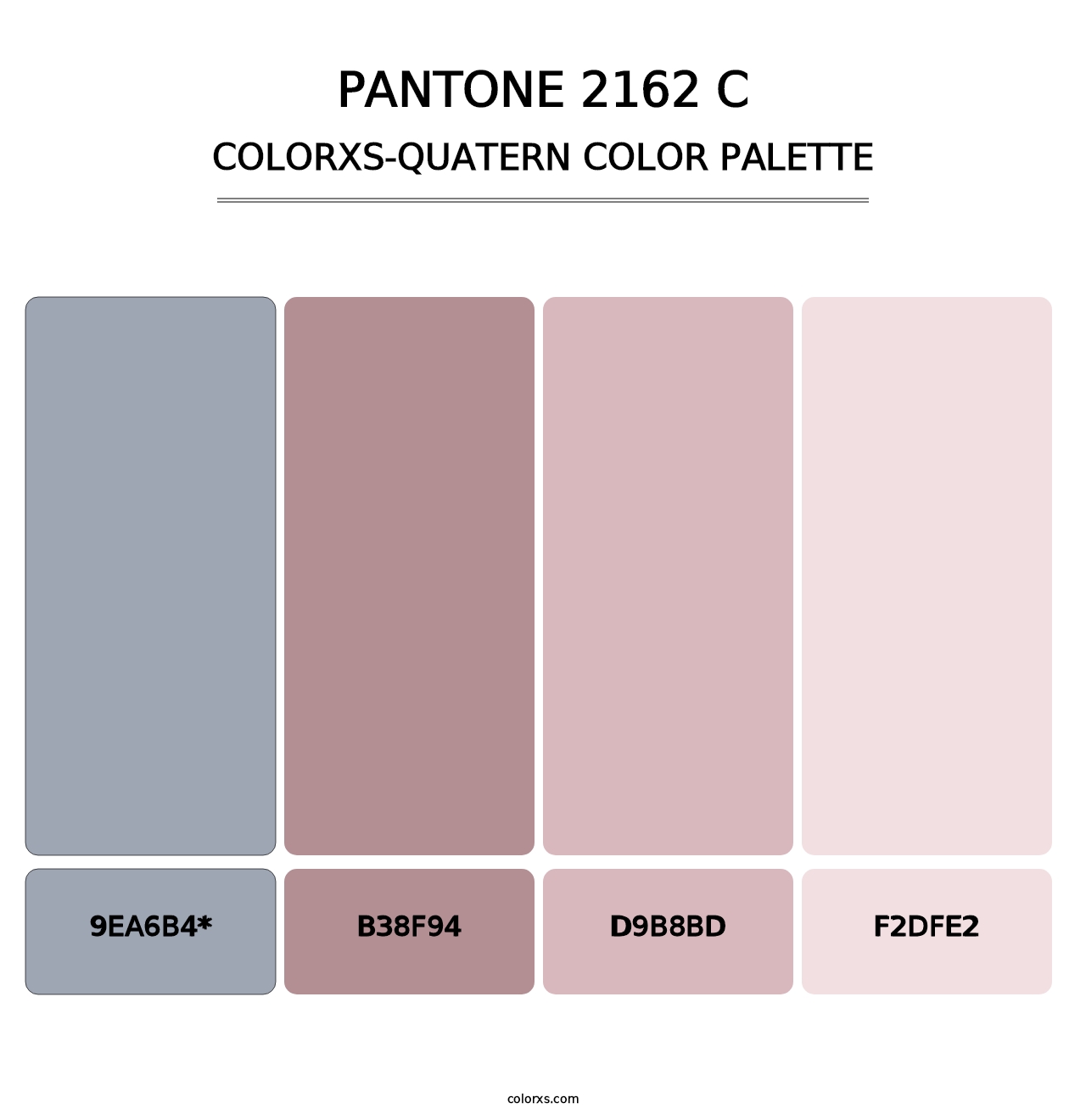 PANTONE 2162 C - Colorxs Quad Palette