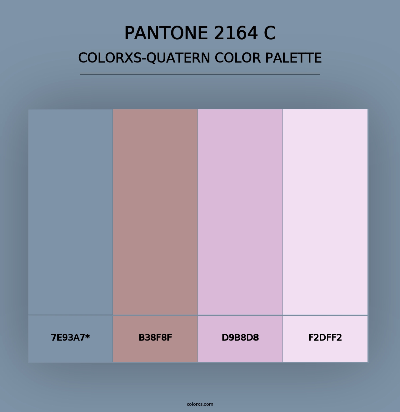 PANTONE 2164 C - Colorxs Quad Palette