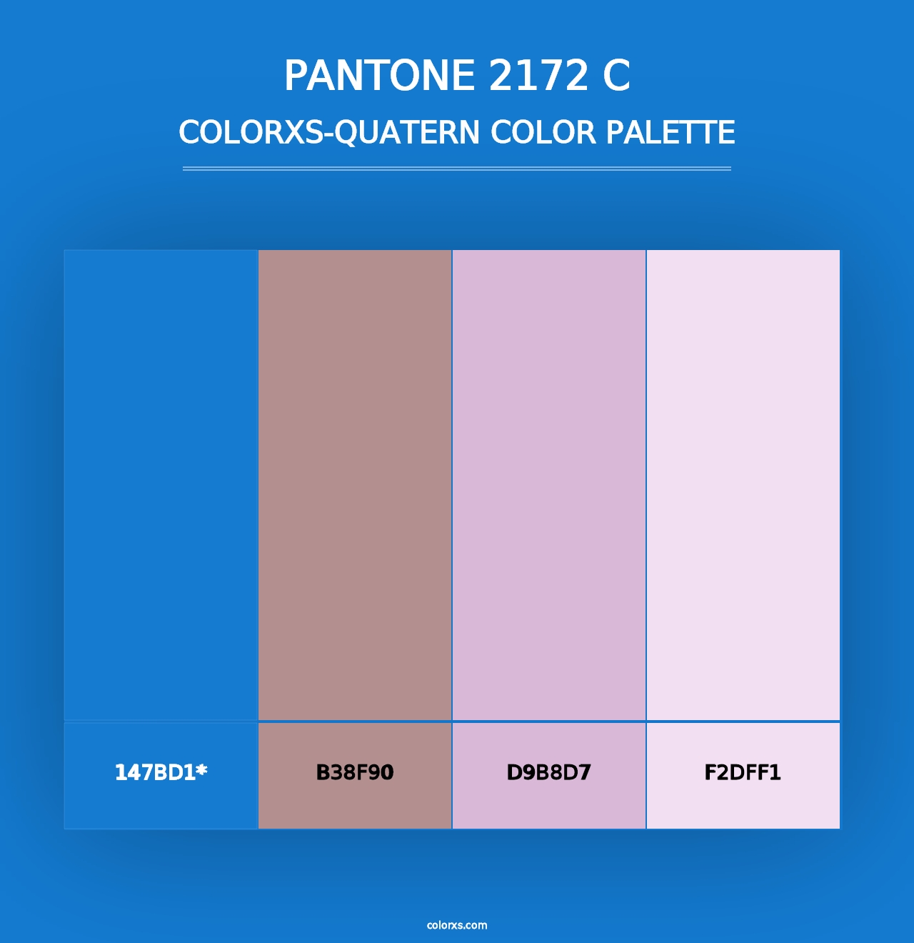 PANTONE 2172 C - Colorxs Quad Palette