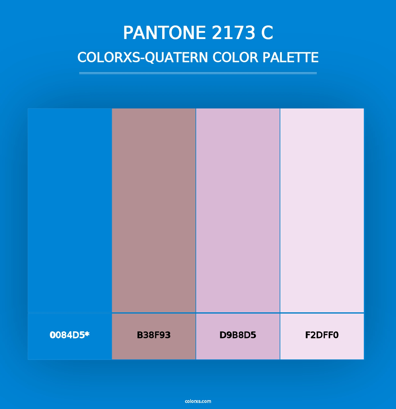 PANTONE 2173 C - Colorxs Quad Palette