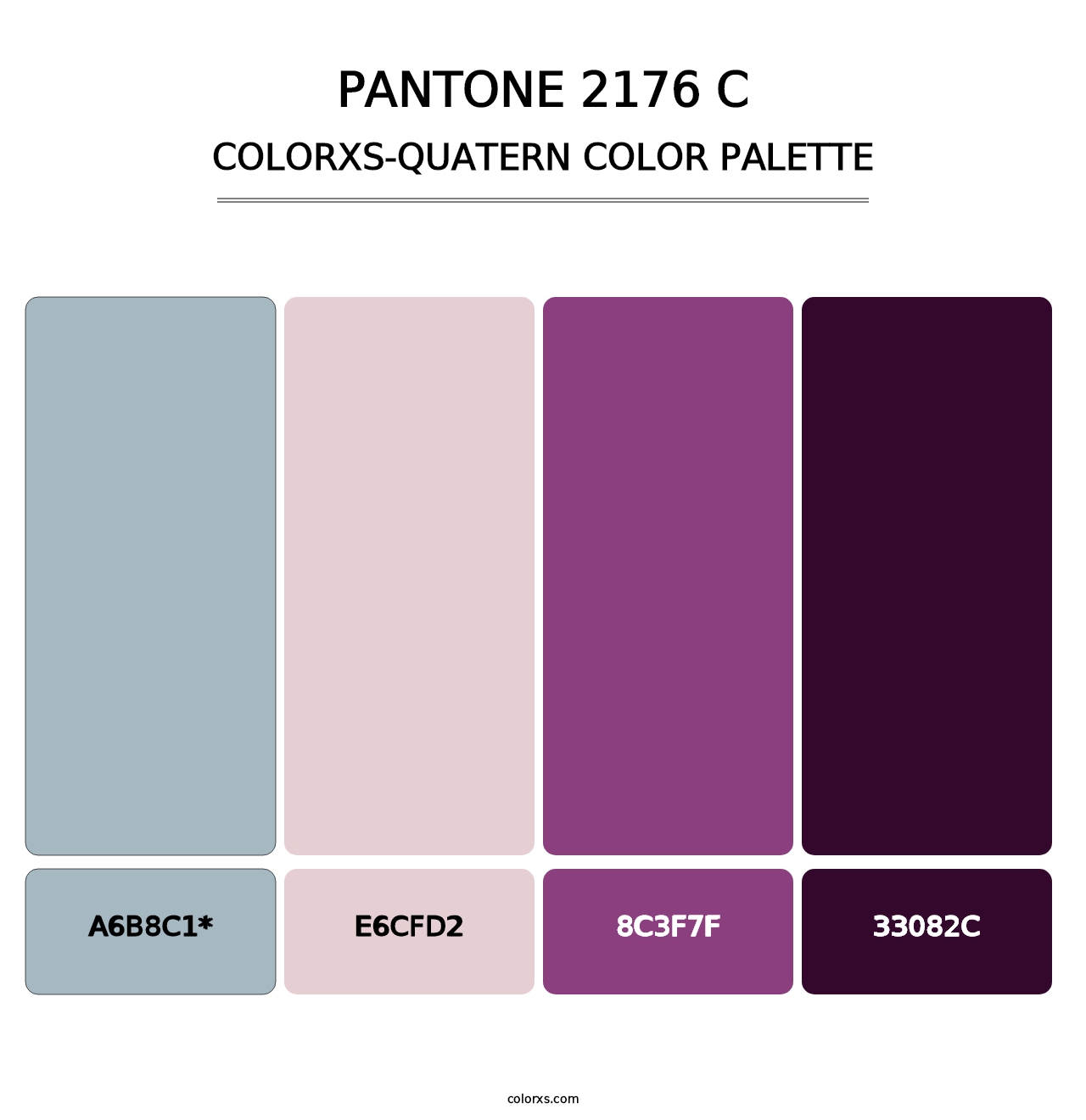 PANTONE 2176 C - Colorxs Quad Palette