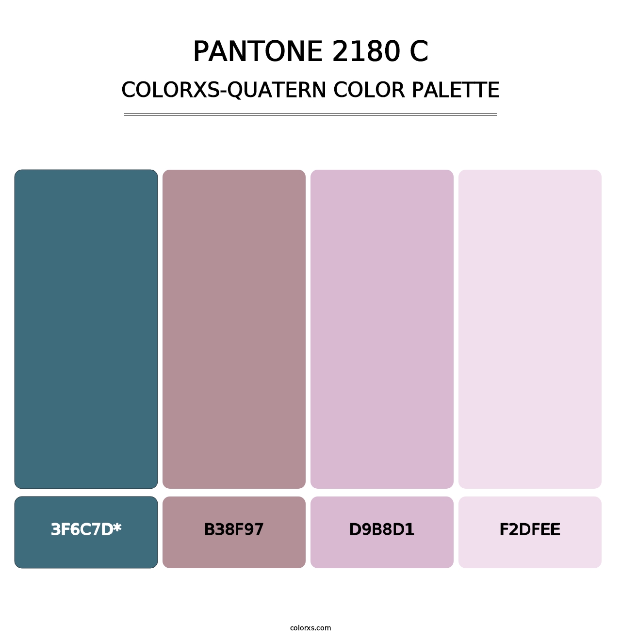 PANTONE 2180 C - Colorxs Quad Palette