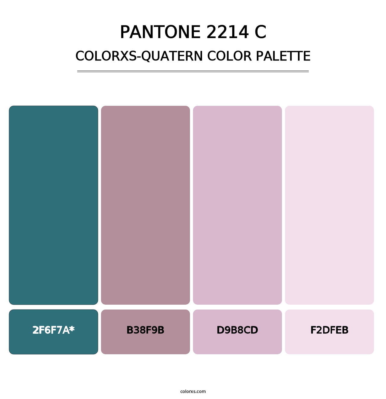 PANTONE 2214 C - Colorxs Quad Palette