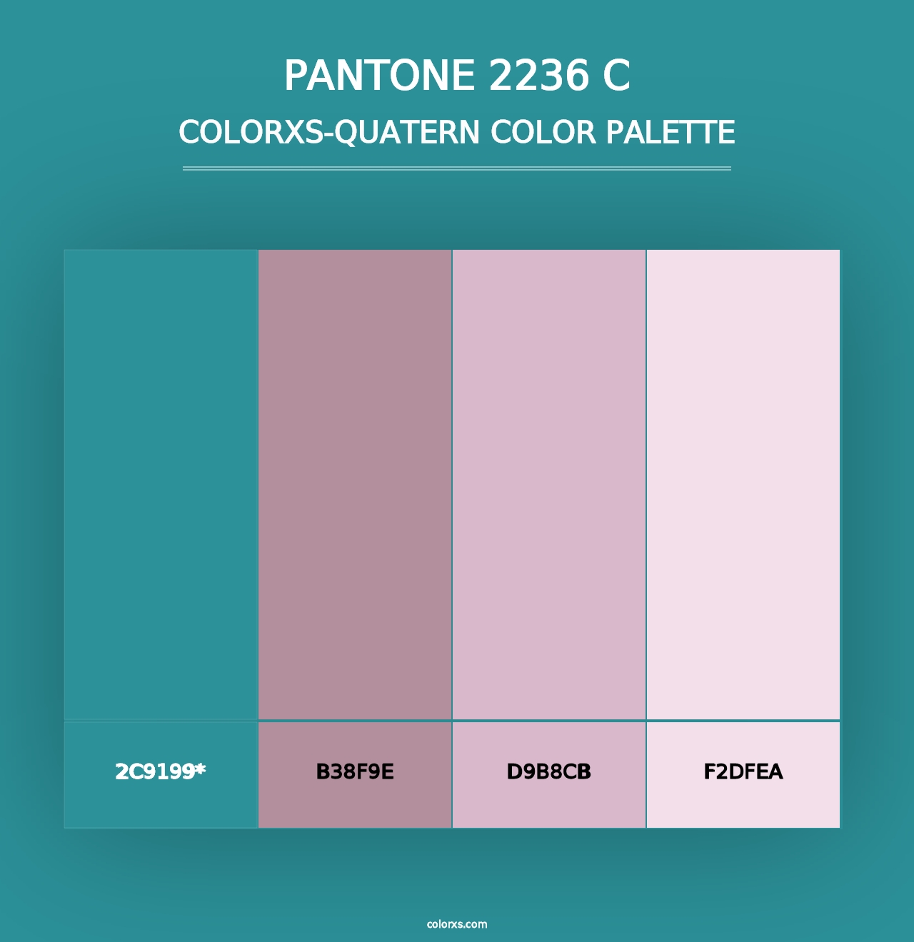 PANTONE 2236 C - Colorxs Quad Palette