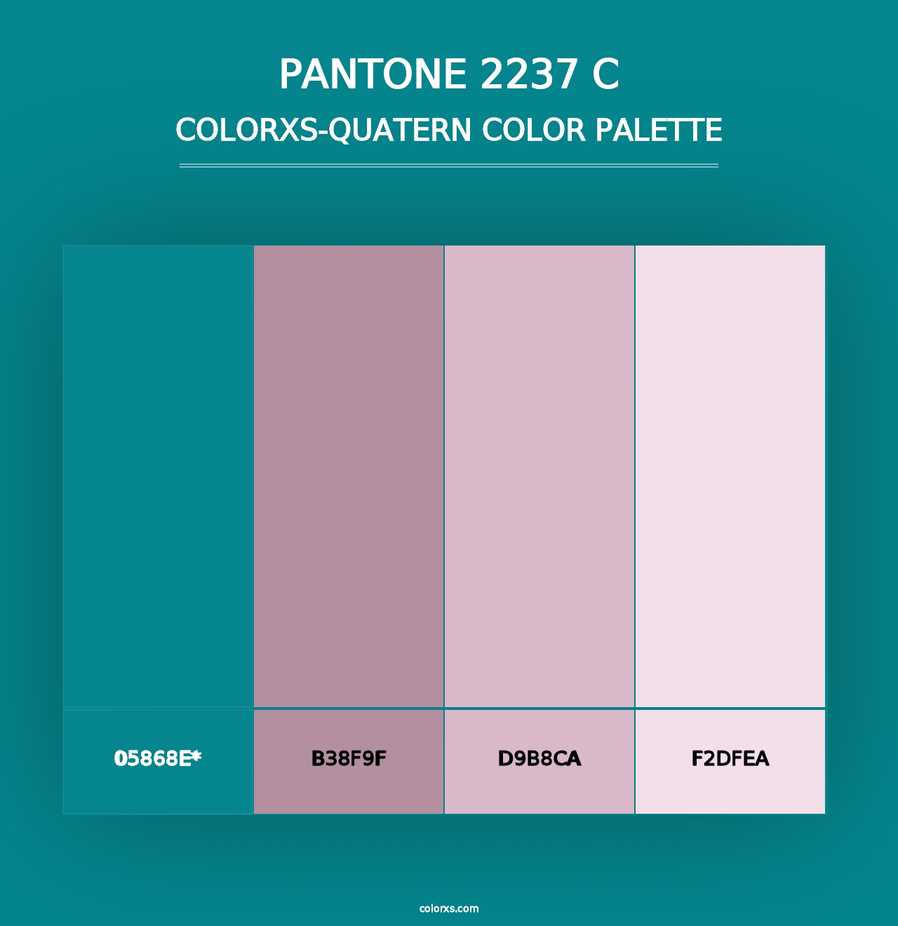 PANTONE 2237 C - Colorxs Quad Palette