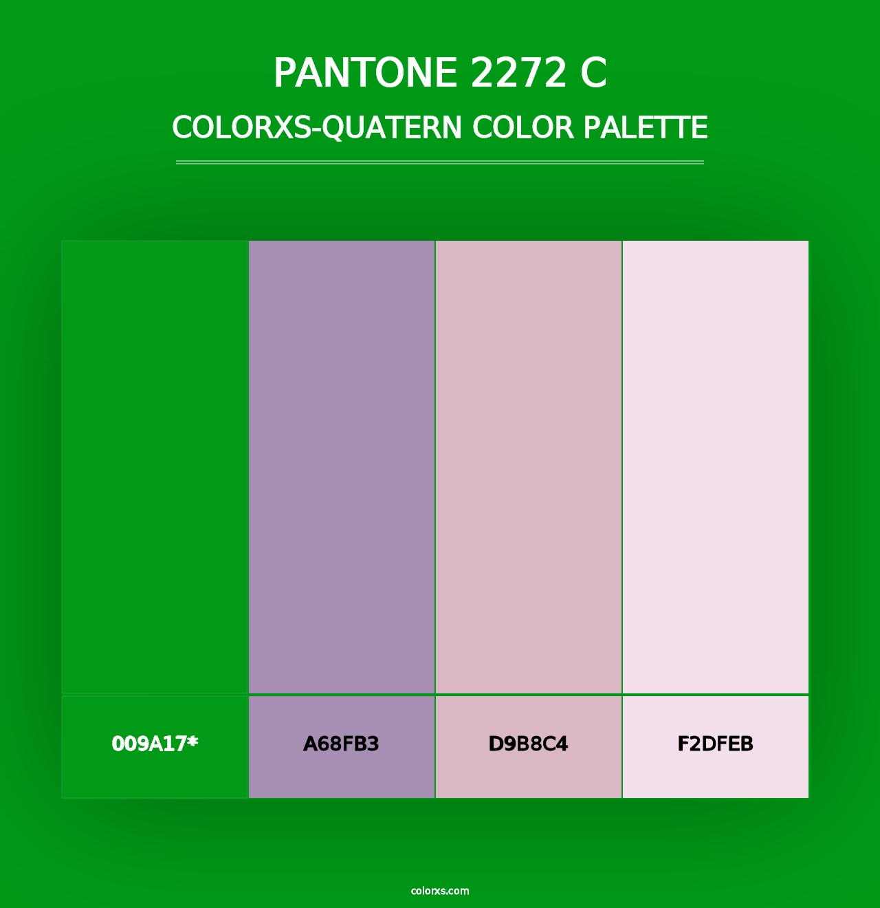 PANTONE 2272 C - Colorxs Quad Palette